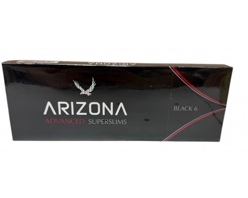 Сигареты Arizona Advanced Superslims Black 6 ( Аризона Суперслим Чёрные )